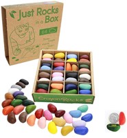 Crayon Rocks waskrijtjes creatieve set - 2 x 32 kleuren ergonomisch
