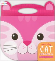 Ooly schetsboek kat - draagbaar tekenboek voor kinderen - 60 pagina's