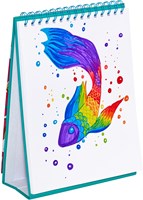 Ooly carnet de croquis Sugar Joy - carnet à dessin debout pailleté pour enfants-3