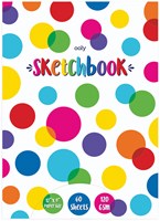 Ooly carnet de croquis papier pour enfants - bloc créatif 60 feuilles