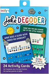 Ooly - Cartes d'activité décodeur de blagues jouet enfants
