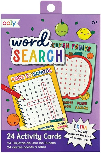 Ooly - Cartes d'activités mots cachés jeu éducatif pour enfants