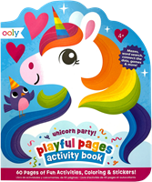 Ooly activiteitenboek eenhoornfeestje met stickers en spelletjes 60 pagina's
