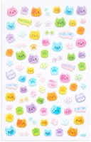 Ooly autocollants chats colorés Stickiville standard stickers puffy-2