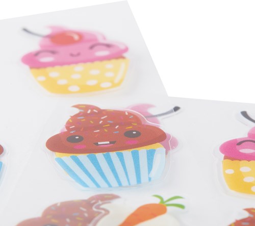 Ooly stickers Stickiville Skinny Happy Cupcakes décoration-2