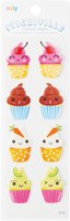 Ooly stickers Stickiville Skinny Happy Cupcakes décoration