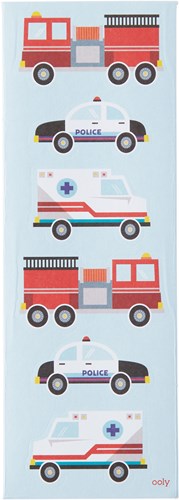 Ooly stickers Stickiville Skinny véhicules d'aide enfants-3