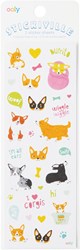 Ooly stickers - Stickiville corgis - planches de stickers fines