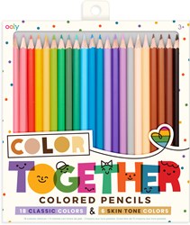 Ooly kleurpotloden Color Together - 24 stuks - inclusief huidskleuren