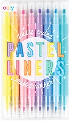 Ooly pastel markers dubbelzijdig - set van 8 stuks markeerstiften