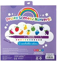 Ooly geurmarkerstiften Yummy Yummy - set van 12 kleurrijke fruitgeuren-2