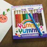 Ooly geurmarkerstiften Yummy Yummy - set van 12 kleurrijke fruitgeuren-3