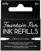 Ooly recharges d'encre stylo plume noir - Splendid recharges pour enfants