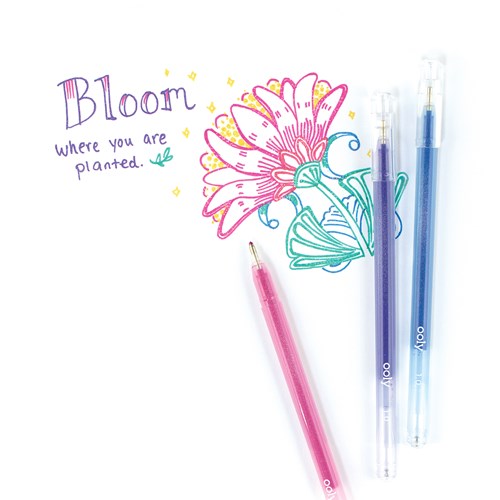 Ooly glitter gelpennen set - Radiant Writers kleurrijk schrijfplezier-2