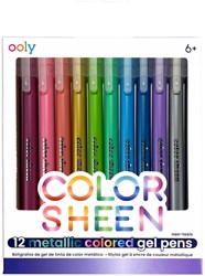 Ooly - Metallic Gelpennen Set van 12 - Creatief Kleurplezier
