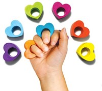 Ooly - Hartvormige waskrijtjes set - Draagbare regenboogkrijtjes voor kinderen-3
