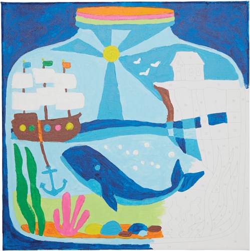 Ooly schilderen op nummer canvas Tiny Treasures - creatief speelgoed-2