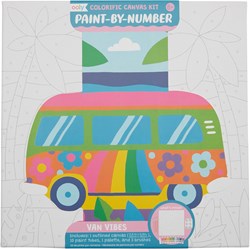 Ooly schilderen op nummer canvas Van Vibes - creatieve kunstset voor kinderen