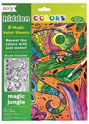 Ooly schilderen met water - Hidden Colors Magic Jungle knutselset