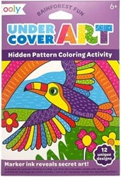 Ooly - Undercover Art Hidden Patterns Coloring Activity - Rainforest Fun