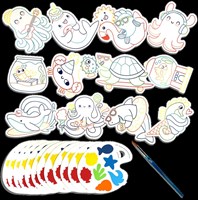 Ooly kit de peinture aquarelle enfants - Ocean Pals - art créatif-3