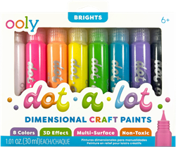 Ooly peinture 3D set créatif - couleurs vives pour enfants et adultes