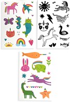 Ooly - Mini tatouages temporaires fête licorne - tatouages enfants-3