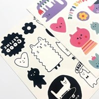 Ooly - Mini Tattoo Palooza Temporary Tattoos X Suzy - Pawsitive Cats-3