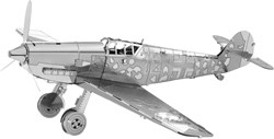 Metal Earth bouwset vliegtuig Messerschmitt Bf-109 met metalen platen