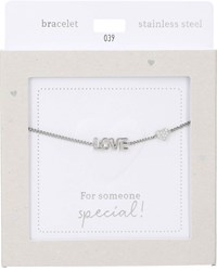 Depesche armband zilver Heart of Gold dames sieraad love