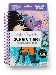 Crocodile Creek livre scratch art créativité monde fantastique 5 ans+