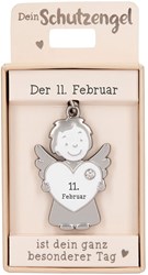 Depesche beschermengel hanger sleutelhanger 11 februari cadeau
