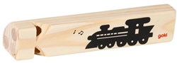 Goki houten treinfluit speelgoed muziekinstrument 3 tonen FSC