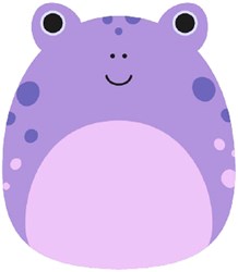 Squishmallows peluche câlin têtard Nahomy lavande 30cm jouet doux