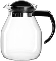 Montana théière en verre noire 1,25L - résistante à la chaleur et lavable au lave-vaisselle