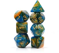 Foam Brain Games dés set RPG River at Dusk - jeu de rôle