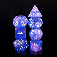 Foam Brain Games dobbelstenen Sapphire Phantom RPG set roleplay