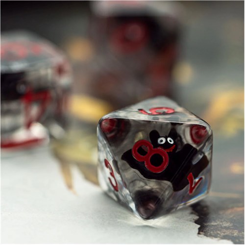 Foam Brain Games dés Vampire Bats set polyédrique pour jeux de rôle-2