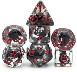 Foam Brain Games dés Vampire Bats set polyédrique pour jeux de rôle