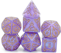 Foam Brain Games dobbelstenen set - Huge Purple Castle - 25mm - educatief speelgoed