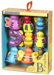 Simply speelgoed Snug Bugs kralenset multicolor insecten pluche