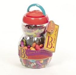 Simply B. Toys kralen set Pop-Arty 300 stuks kleurrijk speelgoed