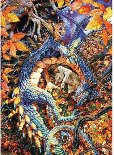 Cobble Hill puzzle 1000 pièces - puzzle dragon aventure Abby-2