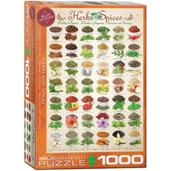 Eurographics puzzel kruiden en specerijen - 1000 stukjes legpuzzel
