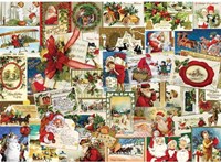 Eurographics puzzle cartes de Noël vintage 1000 pièces fête-2