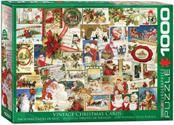 Eurographics puzzle cartes de Noël vintage 1000 pièces fête