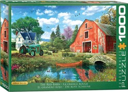 Eurographics puzzel boerderij The Red Barn 1000 stukjes Dominic Davison