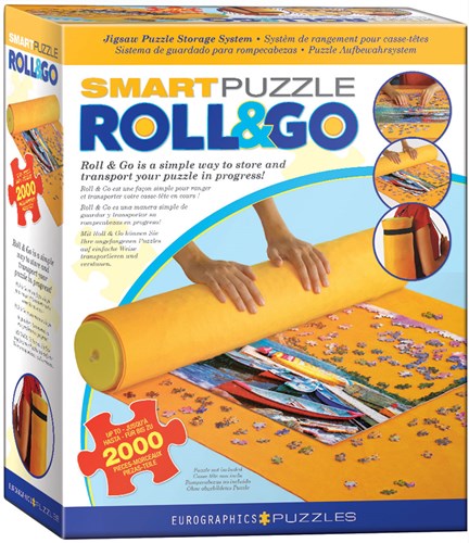 Eurographics puzzelmat Smart Puzzle Roll & Go Mat geel tot 2000 stukjes