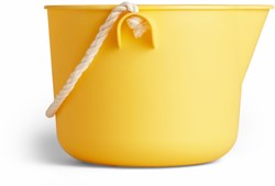 Viking Toys emmer - grote gele strandemmer gerecycled plastic