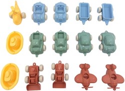 Viking Toys speelgoed - RE:LINE emmer met 15 voertuigen voor kinderen